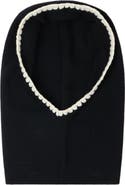 SANDRO Ribbed knit balaclava