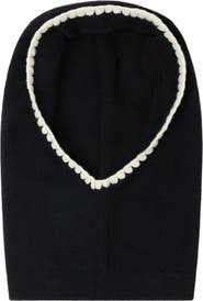 SANDRO Ribbed knit balaclava