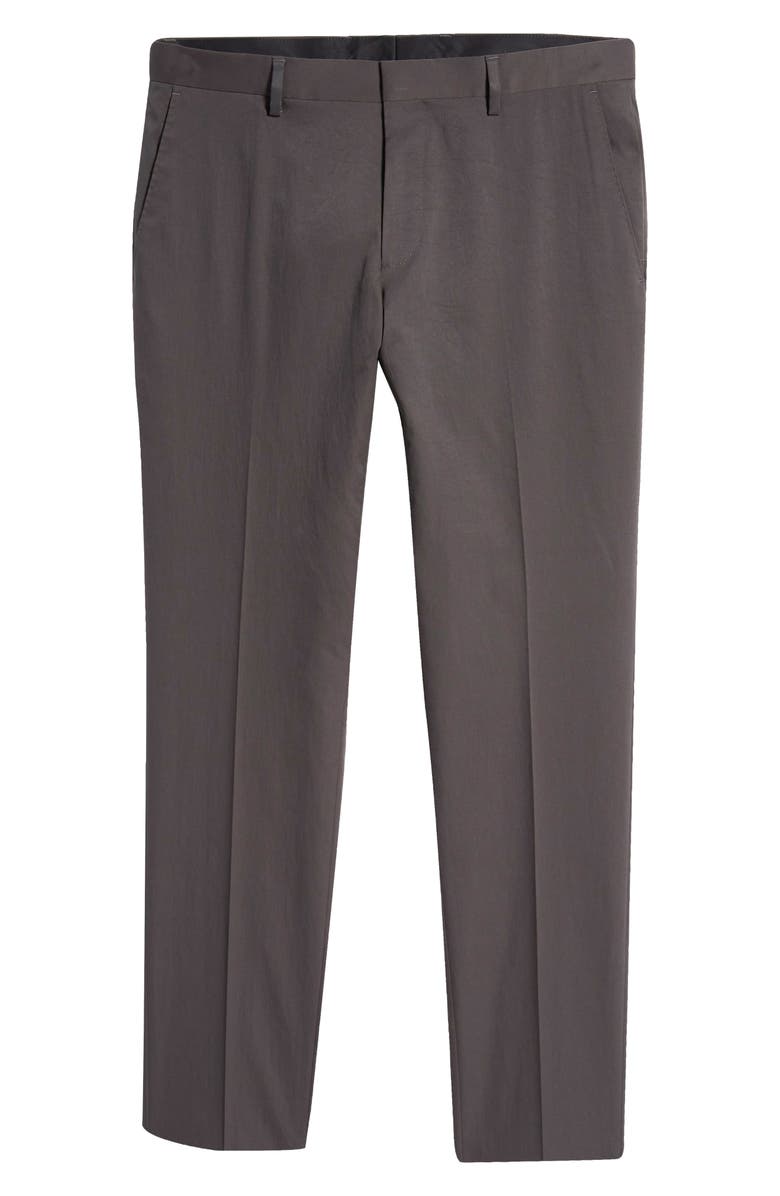 BOSS Genius Slim Fit Flat Front Dress Pants, Alternate, color,