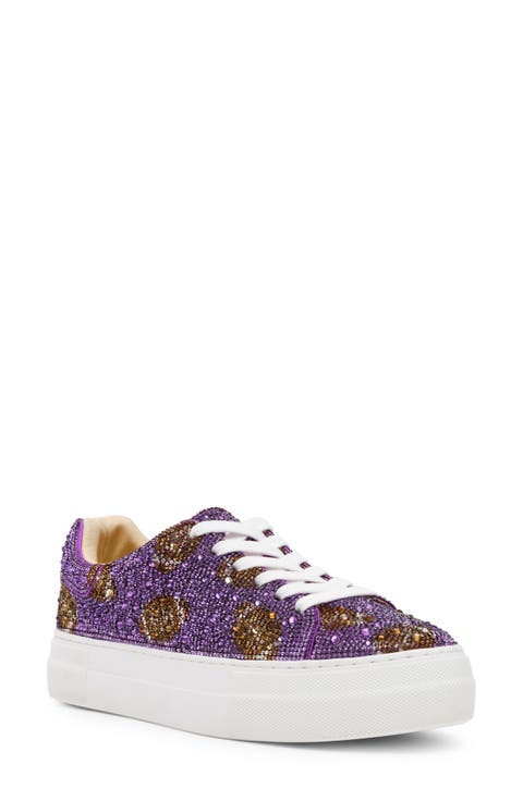 Sidny Crystal Pavé Platform Sneaker (Women)
