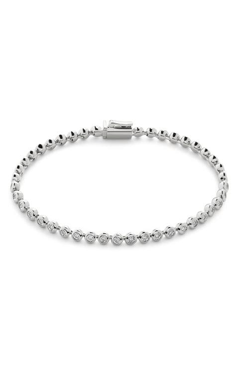 Lab-Grown Diamond Tennis Bracelet
