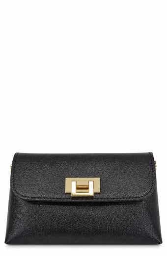 Cecilia Metallic Leather Clutch