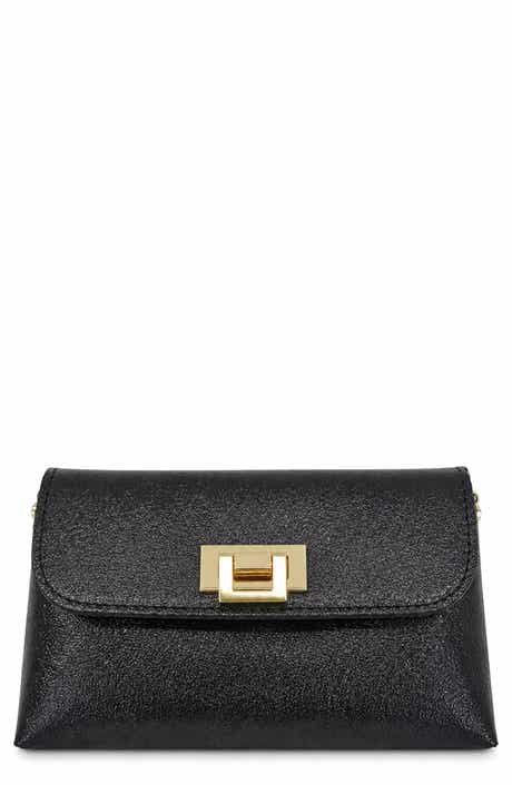 Cecilia Metallic Leather Clutch