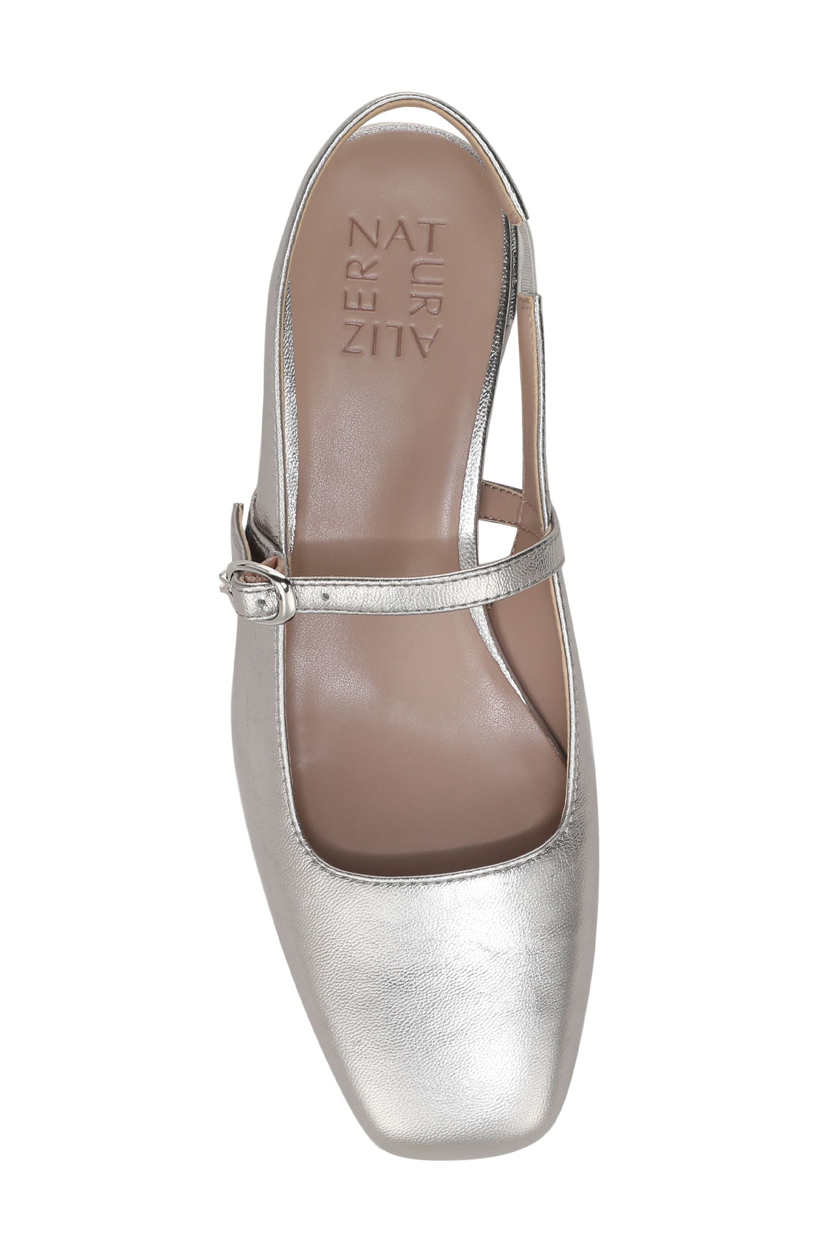Naturalizer Jalee Slingback Pump, Alternate, color, Soft Pewter
