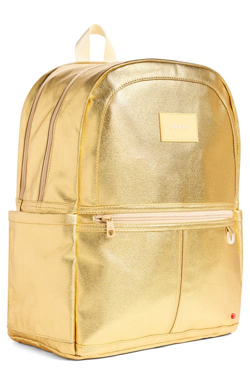 State Bags Kids' Kane Double Pocket Backpack In Gold
