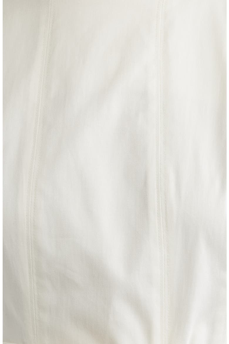 Sleeveless Stretch Cotton Midi Dress, Alternate, color, WHITE DOVE