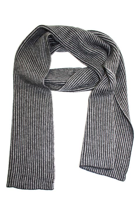 Stripe Knit Scarf