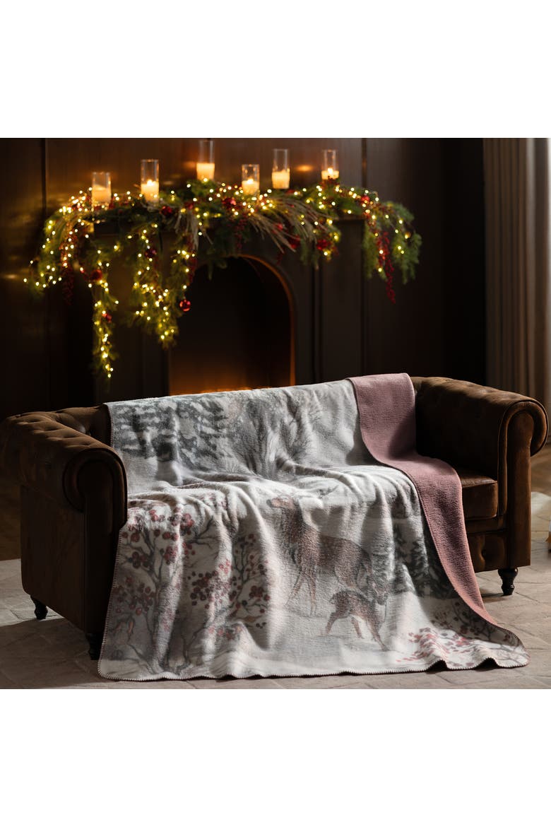 Nordelia Throw, Alternate, color, Red
