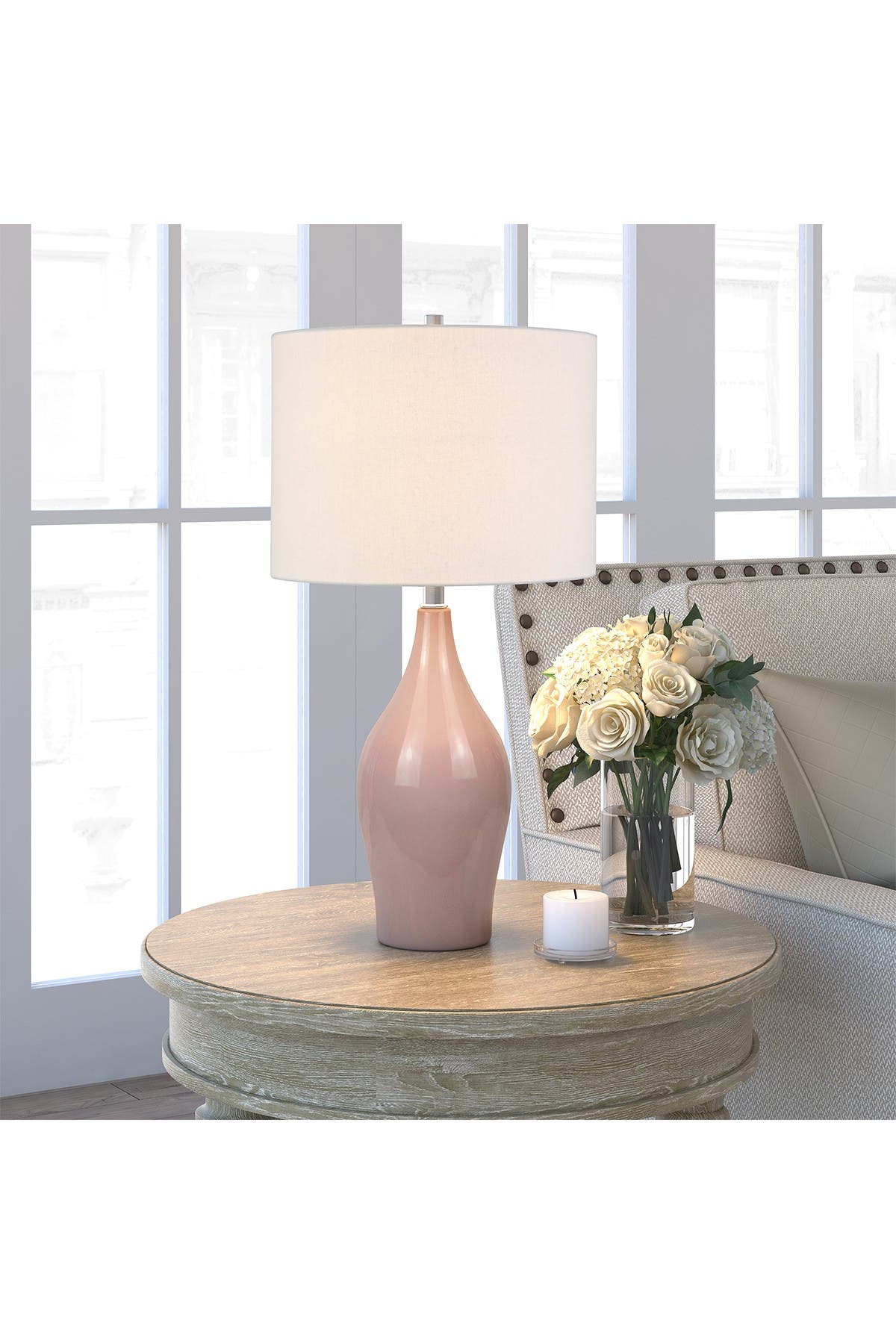 ADDISON AND LANE Niklas Table Lamp - Dusty Rose | Nordstromrack
