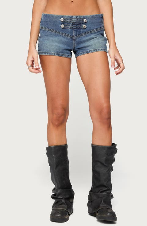 Jazzy Low Rise Denim Shorts