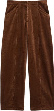 Theory Front Seam Cotton Blend Corduroy Pants