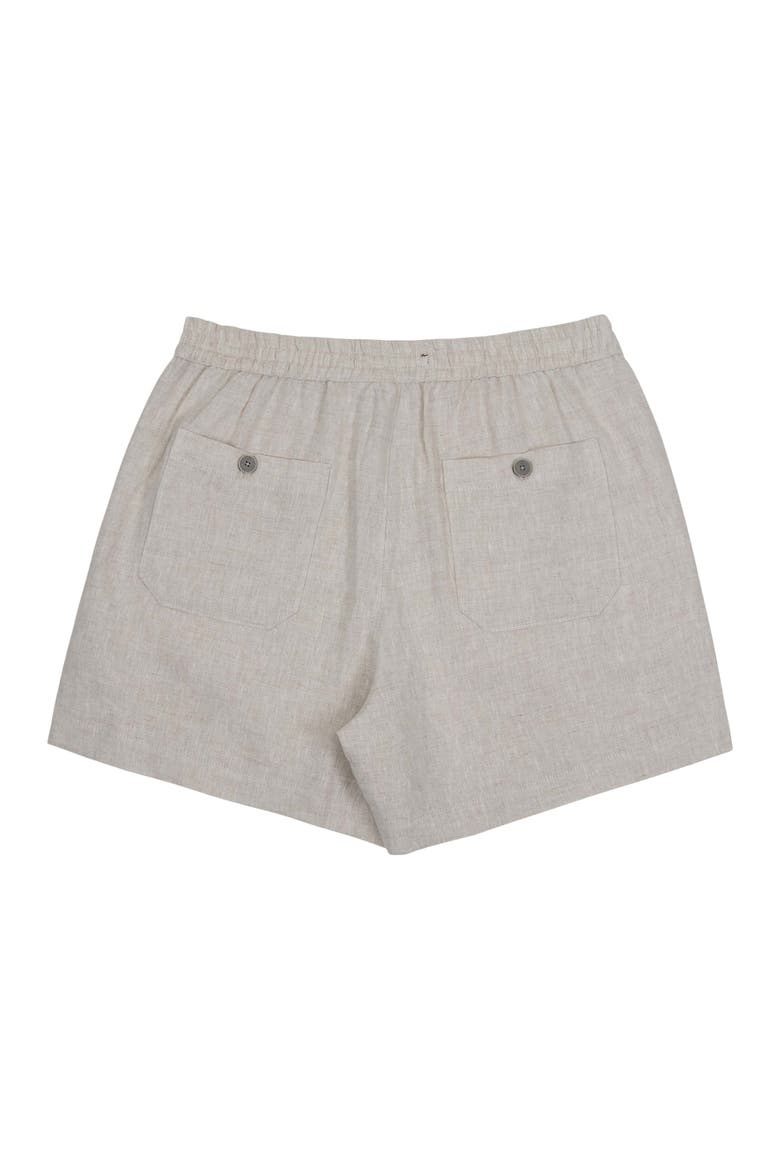 Womens Leanne Drawstring Short, Alternate, color, NATURAL