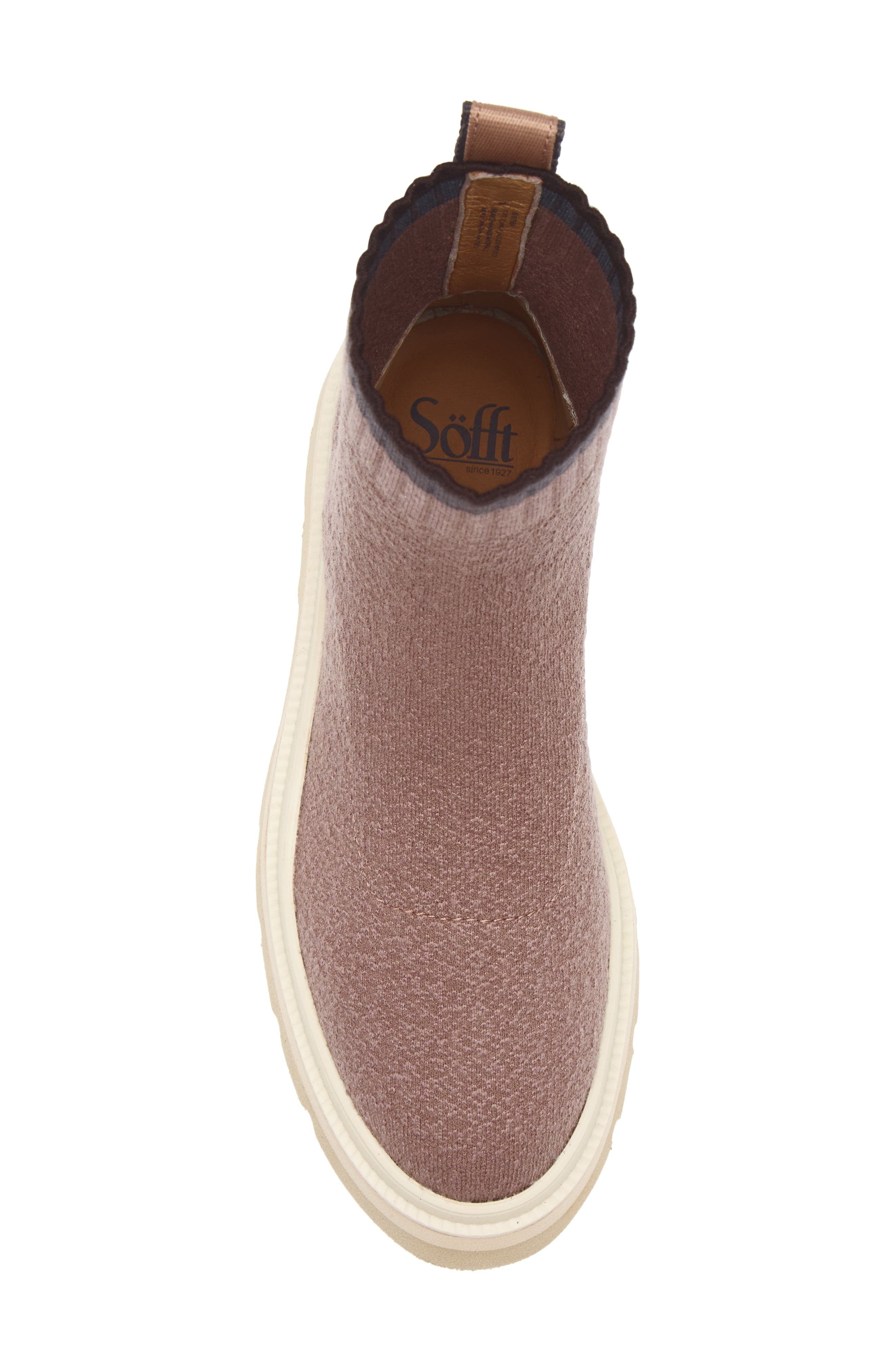 Söfft Provea Platform Sock Boot, Alternate, color, Mauve