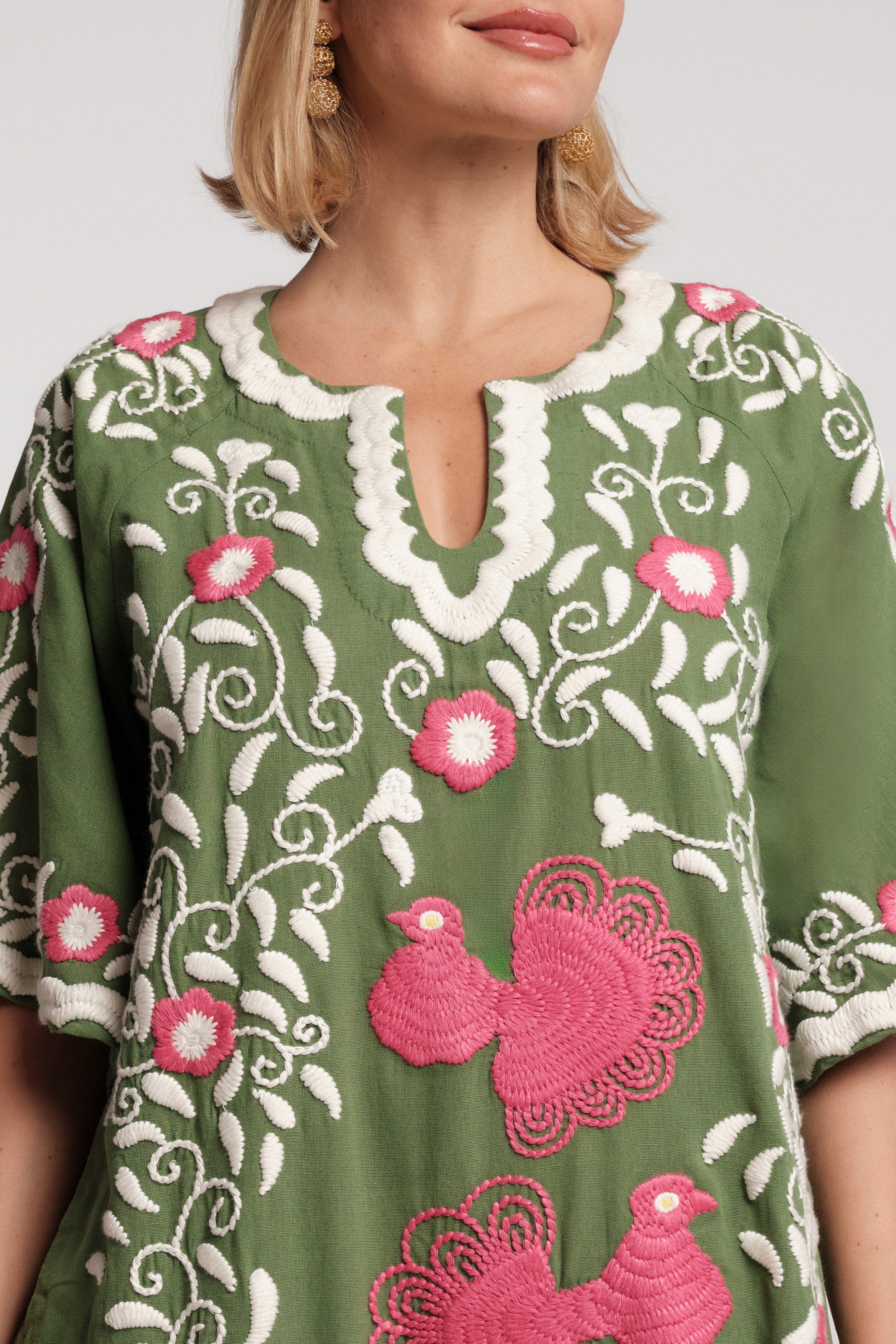 Peacock Caftan - image 4