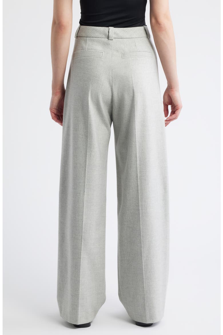 Taflong Pleated Wide Leg Pants, Alternate, color, LIGHT/ PASTEL GREY