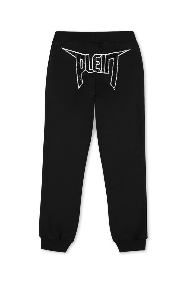 Jogging Trousers Iconic Plein Girl, Alternate, color, black