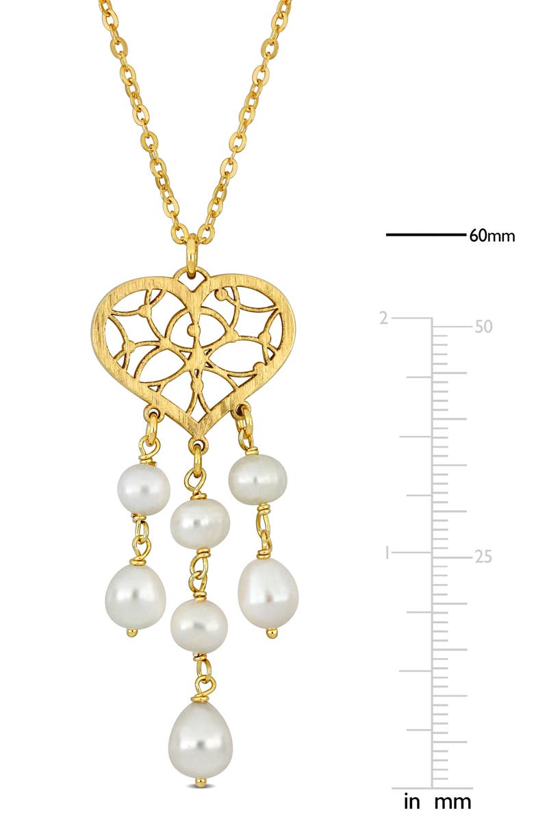 DELMAR 6-6.5mm Cultured Freshwater Pearl Pendant Necklace, Alternate, color,