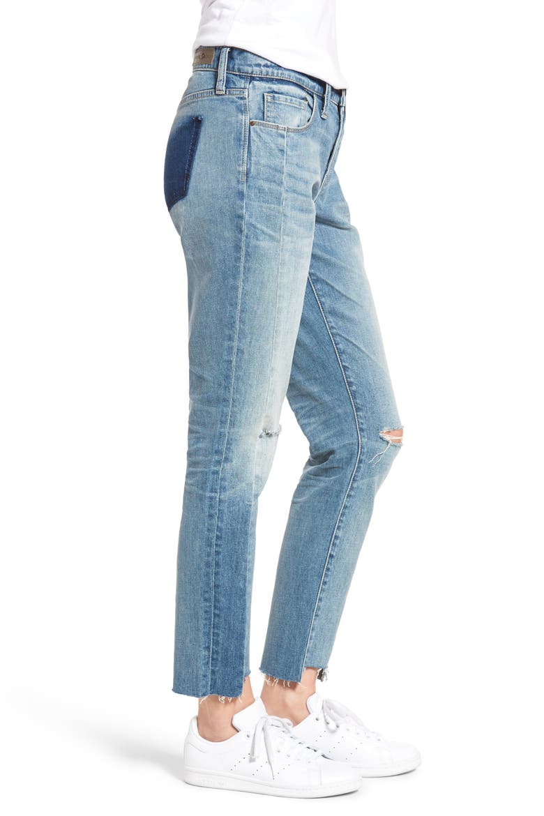 Skinny Boyfriend Jeans, Alternate, color, GRAVEL MEDIUM REMADE