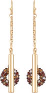 Vince Camuto Crystal Chain Drop Earrings