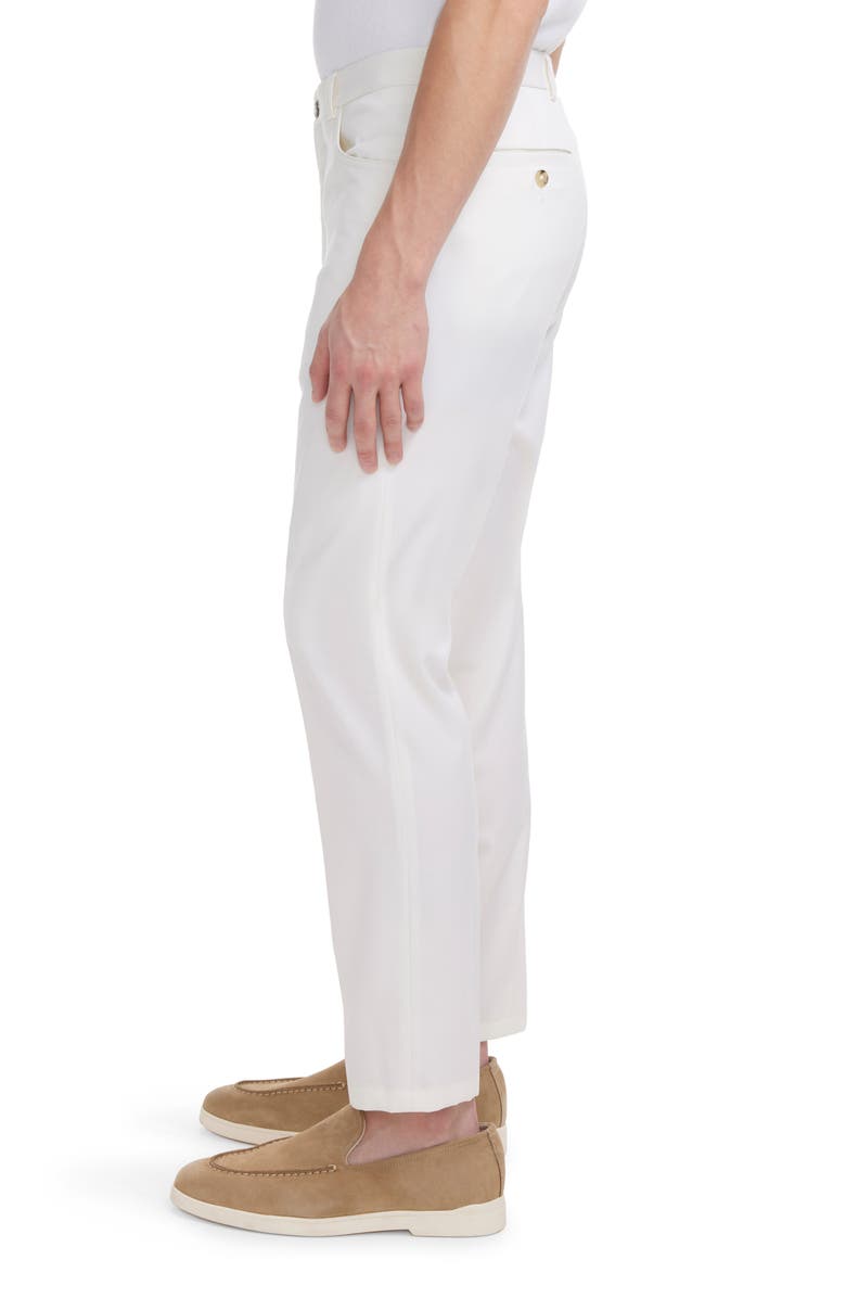 Jack Victor Sage 5-Pocket Wool Pants, Alternate, color, Cream