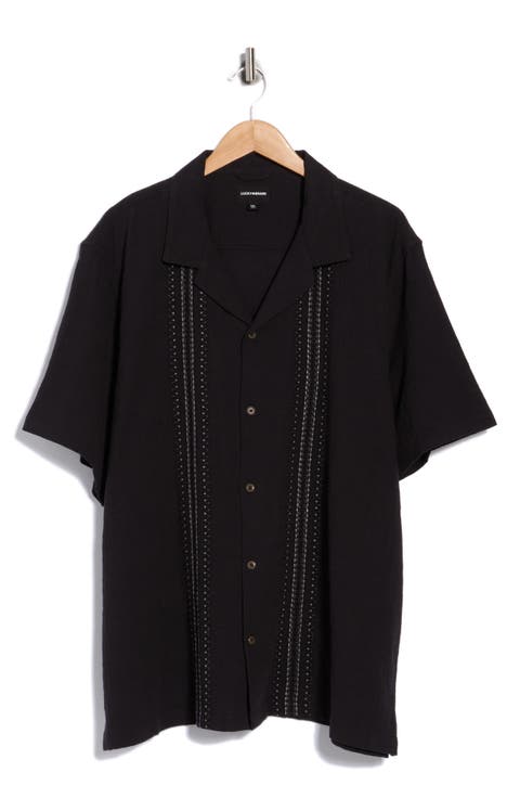 Embroidered Camp Shirt
