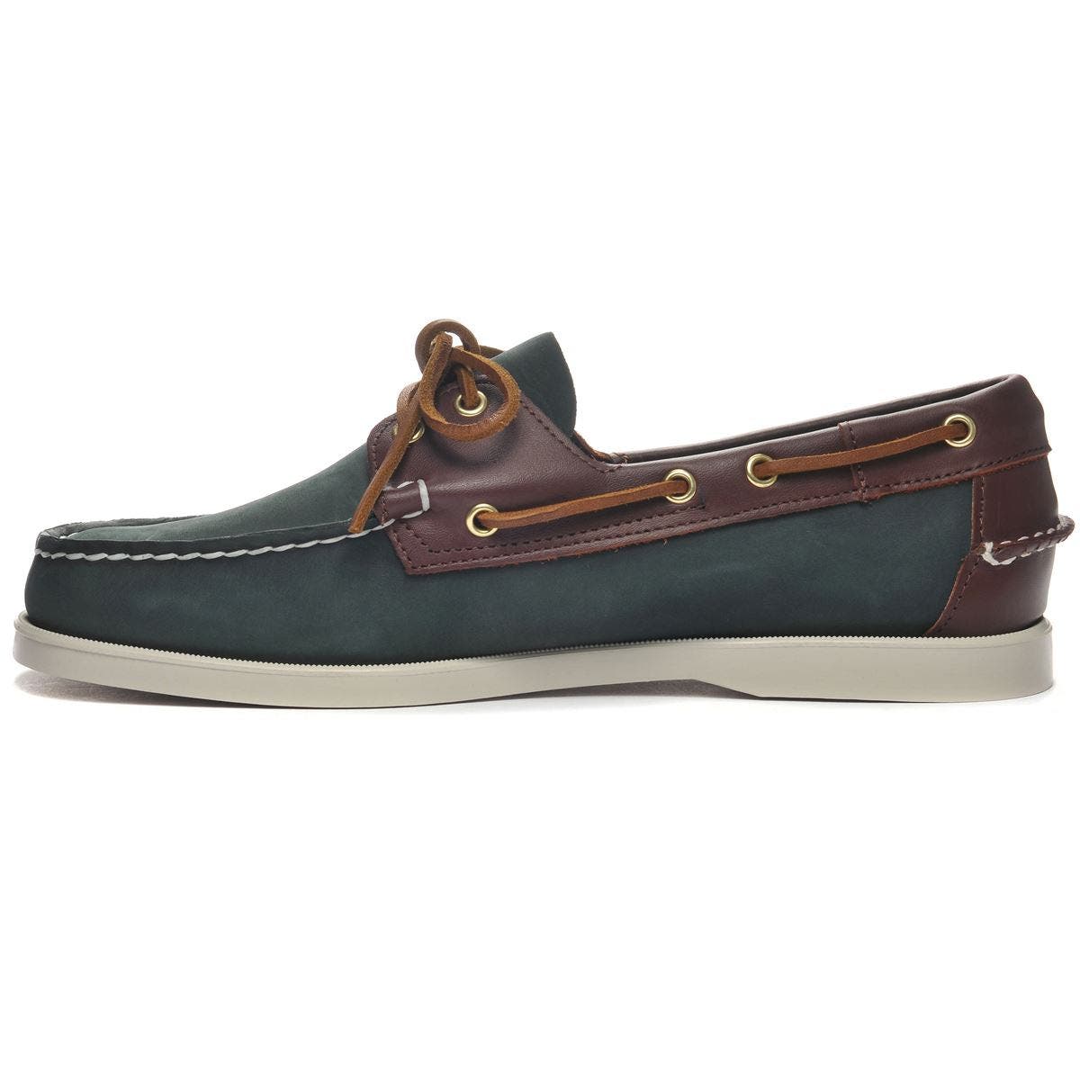 Sebago Portland Spinnaker Nbk Fgl Boat Shoes, Alternate, color, Blue Navy-Dk Brown
