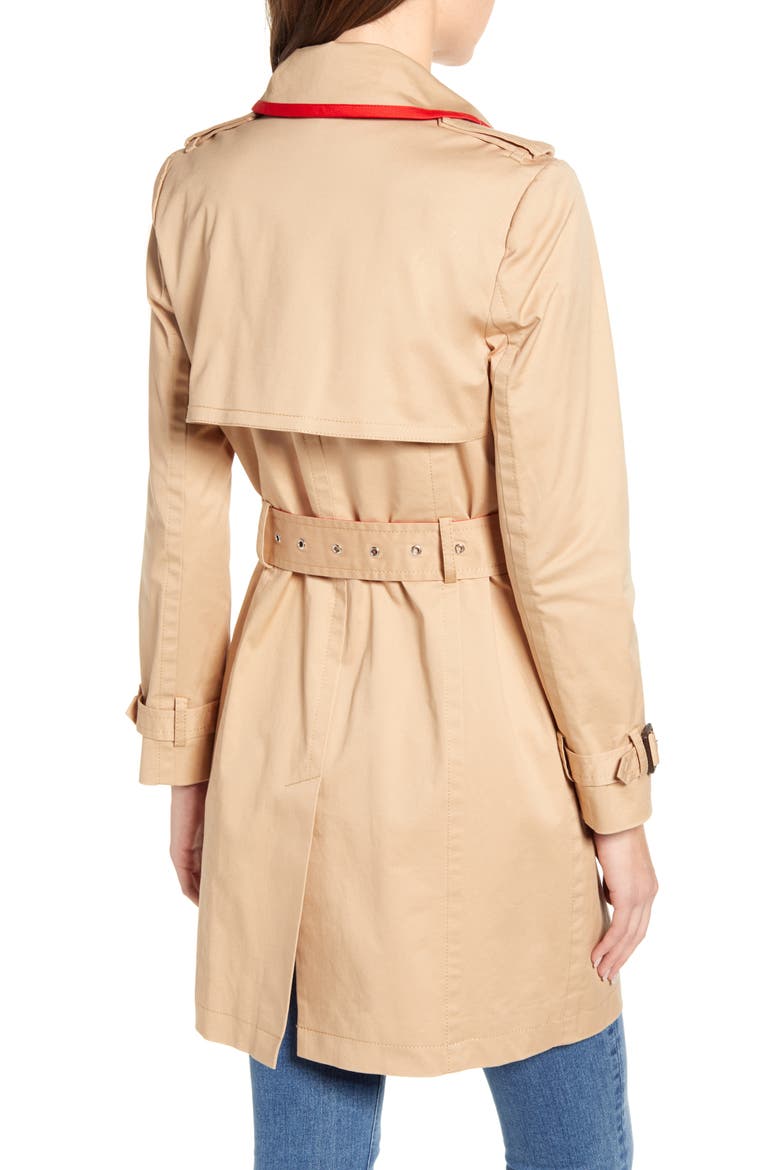 Classic Stretch Cotton Trench Coat, Alternate, color, CANVAS SAIL
