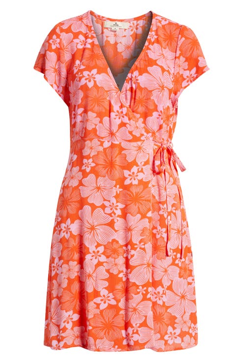 Aloha State Wrap Minidress
