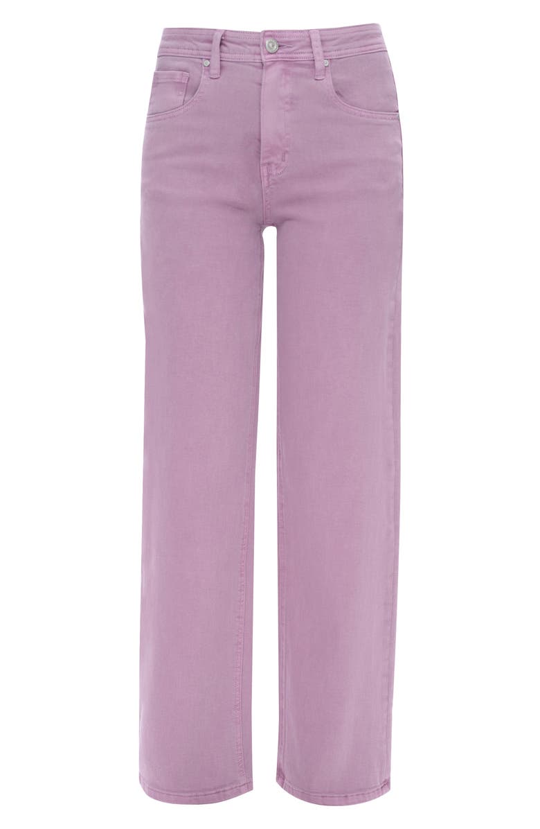 Bayeas Flora High Rise Straight Jeans, Alternate, color, Purple