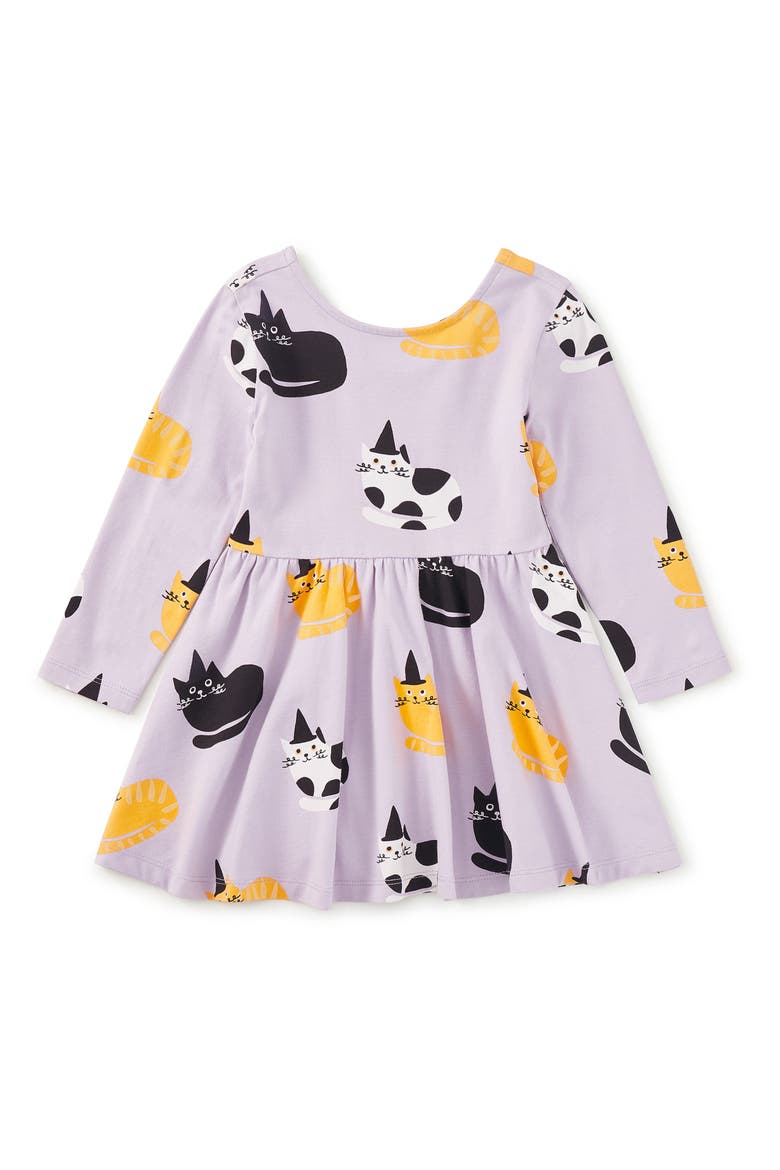 Printed Ballet Dress, Alternate, color, Cats in Hats