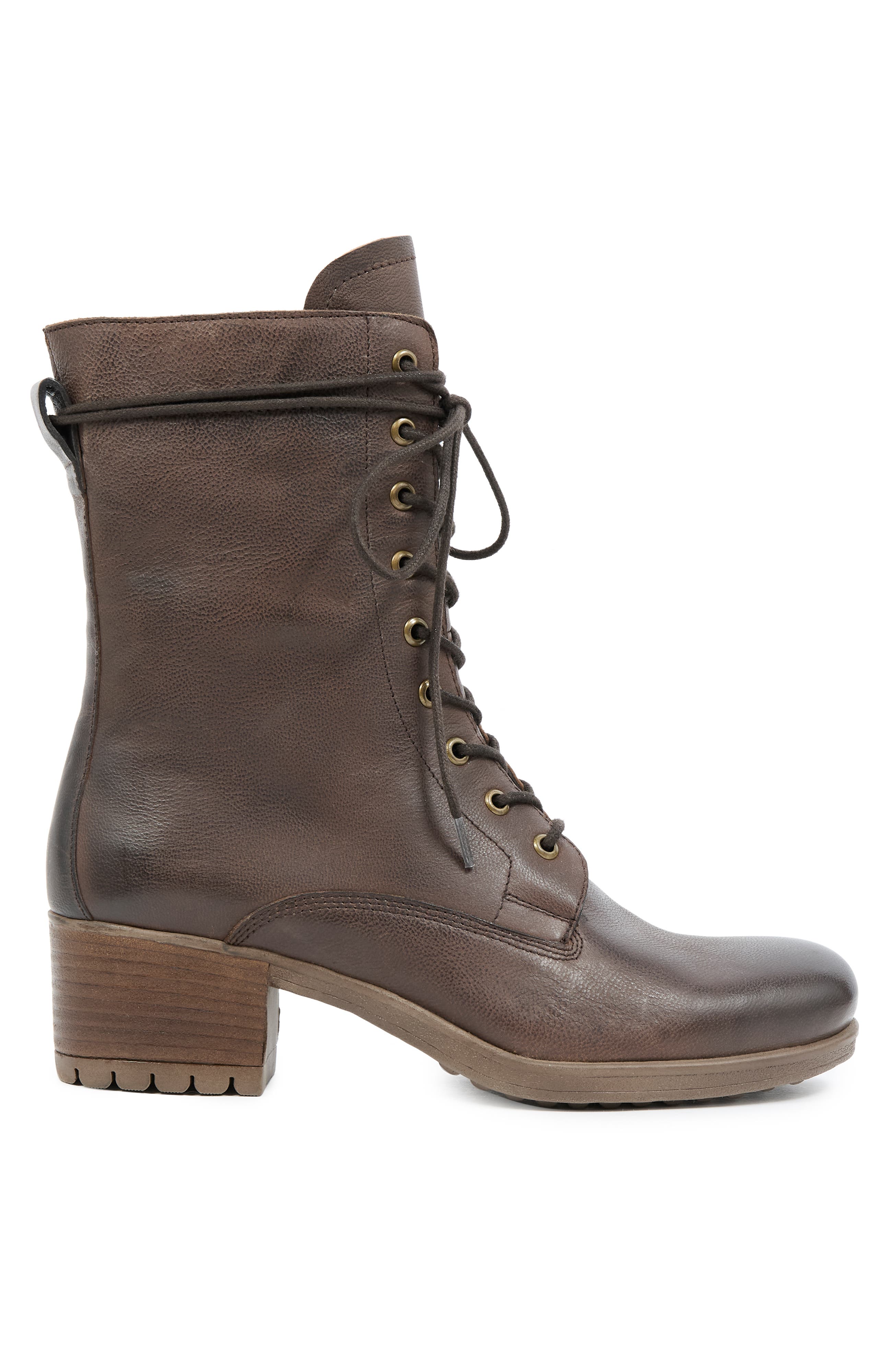 Celtic 
Co. BLOCK HEEL DERBY BOOT, Alternate, color, Brown Leather