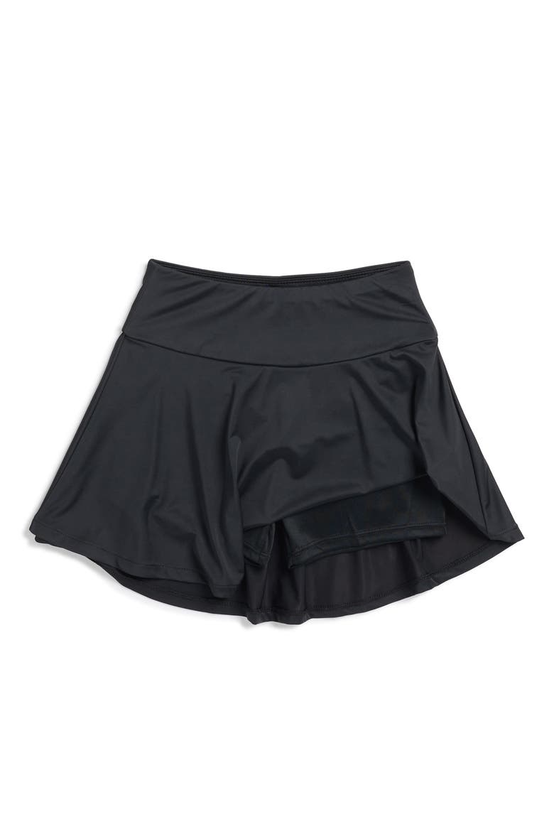 Kids' Flounce Skort, Alternate, color, BLACK