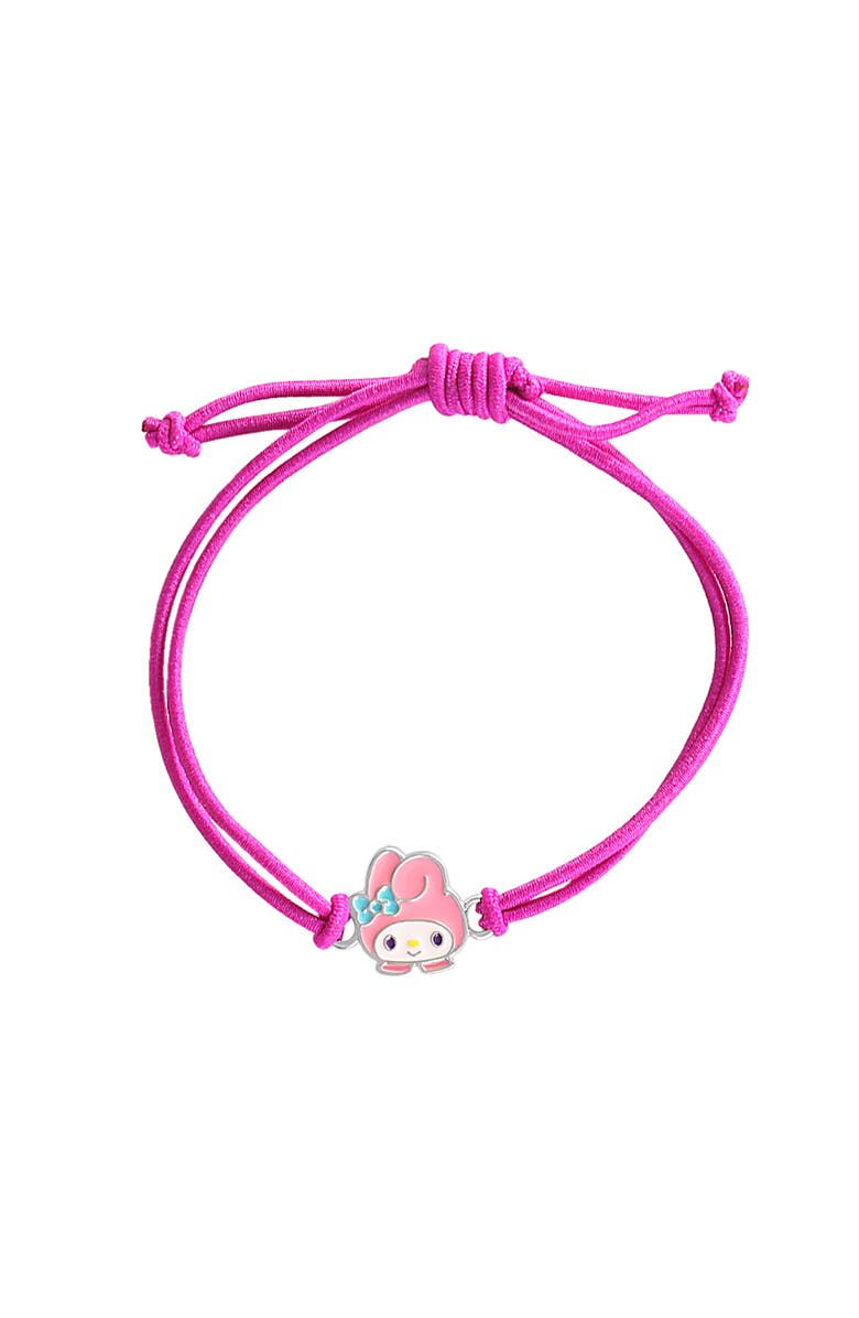 Hello Kitty Cord Bracelet with Kuromi, My Melody, Hello Kitty, 3 Piece Set, Alternate, color, Pink