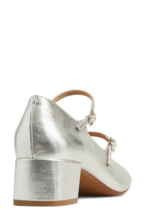 Madewell The Nettie Heeled Mary Jane In Multi