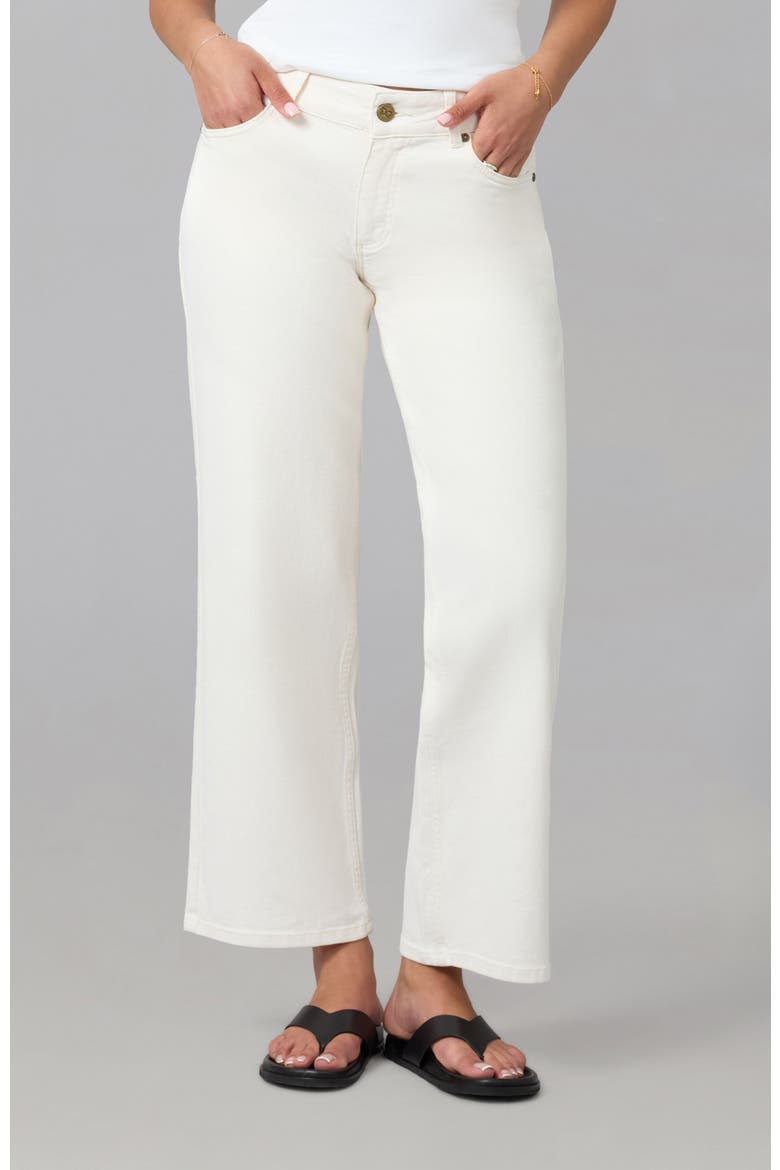 Miro Mid Rise Comfort Straight Jeans, Main, color, RAW