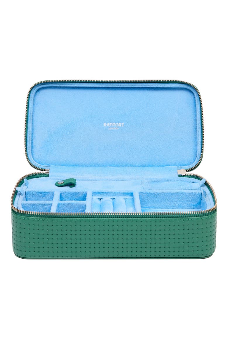 Charlotte Jewelry Case, Main, color, Green