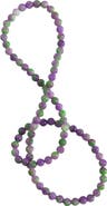 seree Lavender field Green purple jade pendant necklace