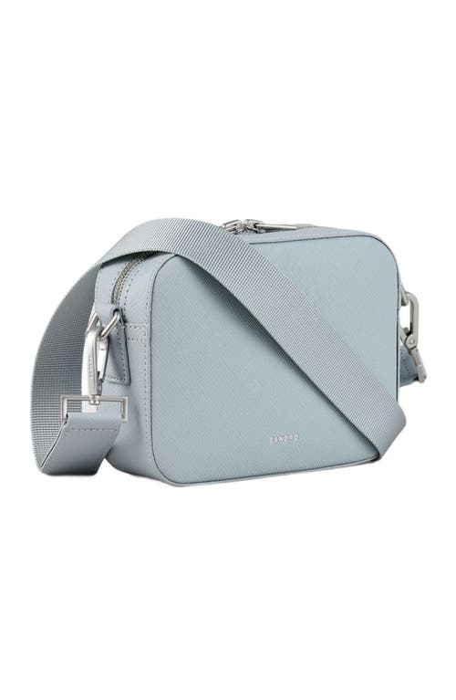 Sandro Small Synthetic Leather Bag In Blue Sky