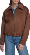 Levi's Western Yoke Faux Suede Bomber Jacket