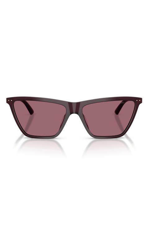 56mm Cat Eye Sunglasses