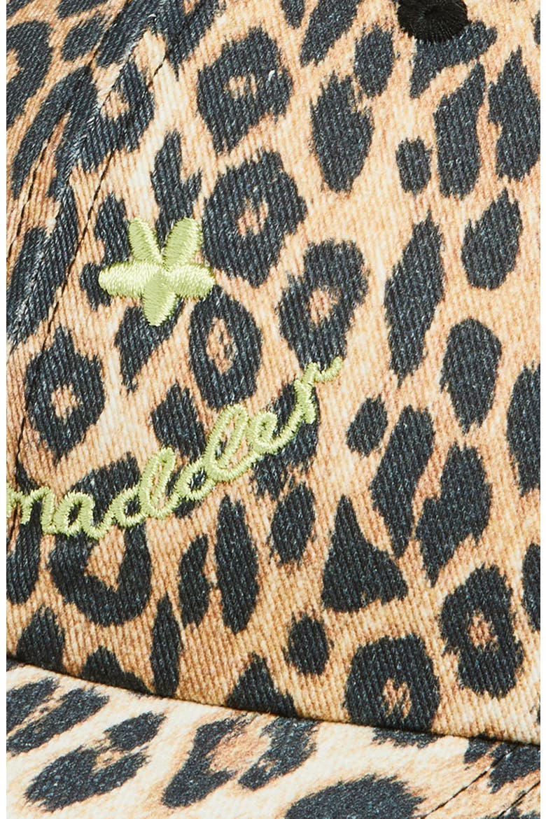 Smiley Baseball Cap, Alternate, color, LEOPARD