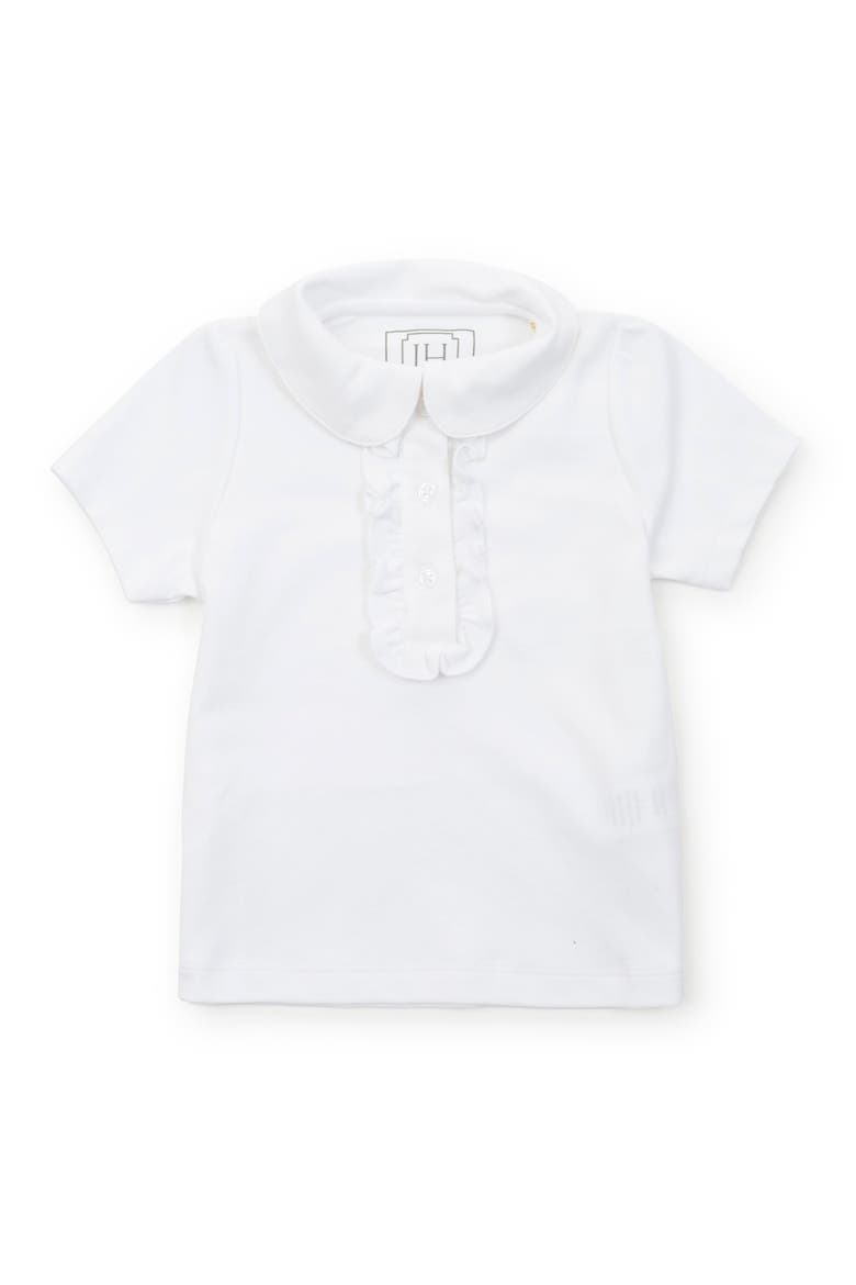 Jane Girls' Short Sleeve Polo Shirt, Main, color, White