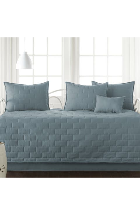 Daybed Brickyard Quilt Set