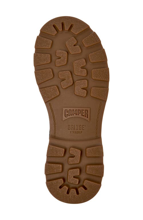 Camper Brutus Lace-up Leather Combat Boots In Brown