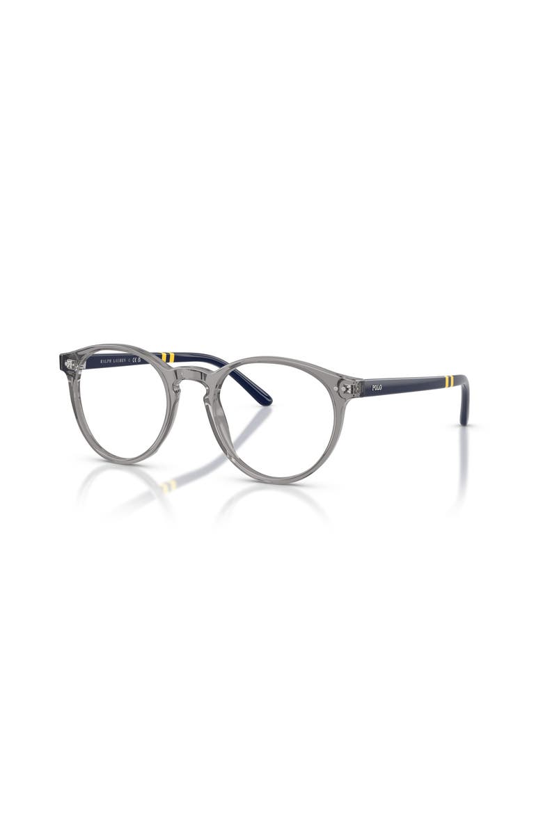 48mm Round optical glasses, Main, color, Grey