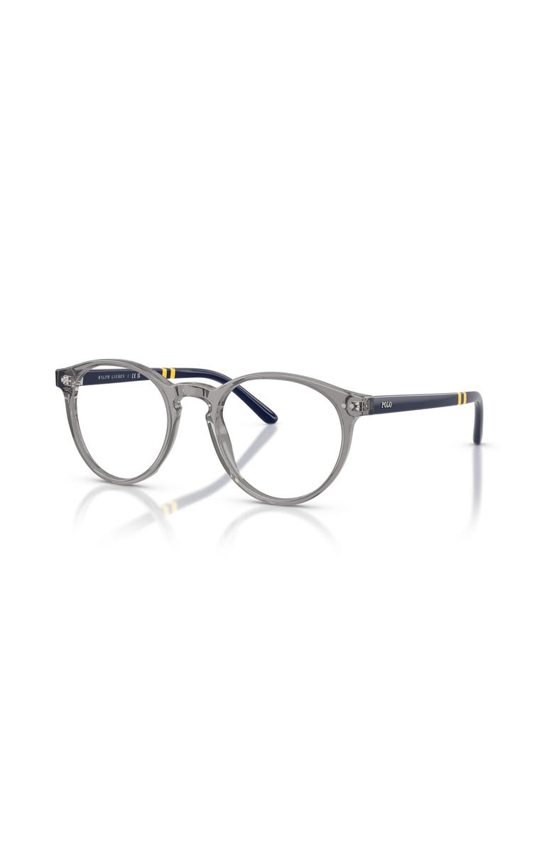 Polo Ralph Lauren 50mm Round optical glasses, Main, color, Grey