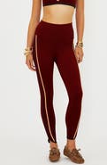 Beach Riot Nella Side Stripe Ankle Leggings