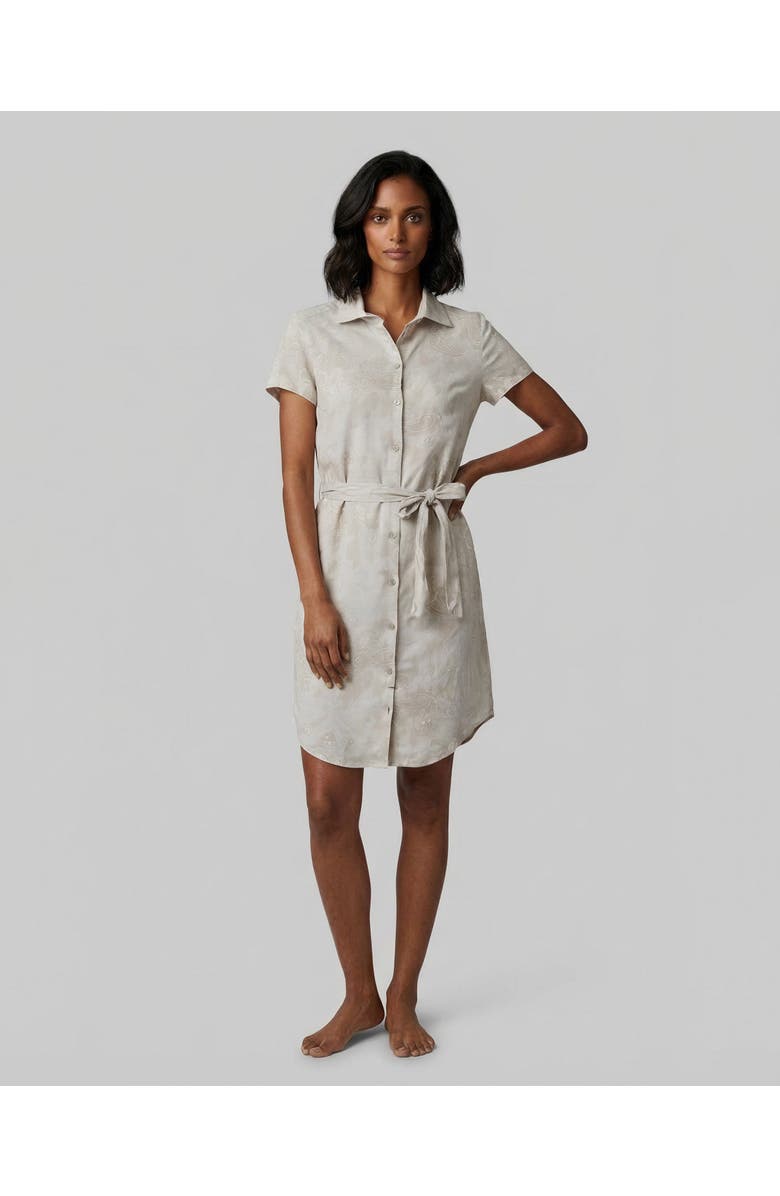 Lords of Harlech Paisley Explosion Womens Shirt Dress, Main, color, Paisley Explosion Ivory