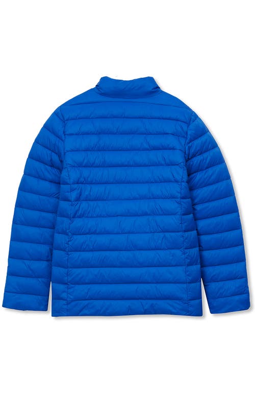 Lands' End Kids Insulated Down Alternative Thermoplume Jacket In Blue