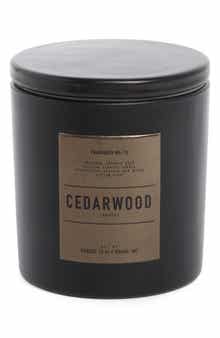 PORTOFINO CANDLES Cedarwood Amber Scented Candle